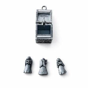Silver Angel Charm Box with Figurines
Prayer box